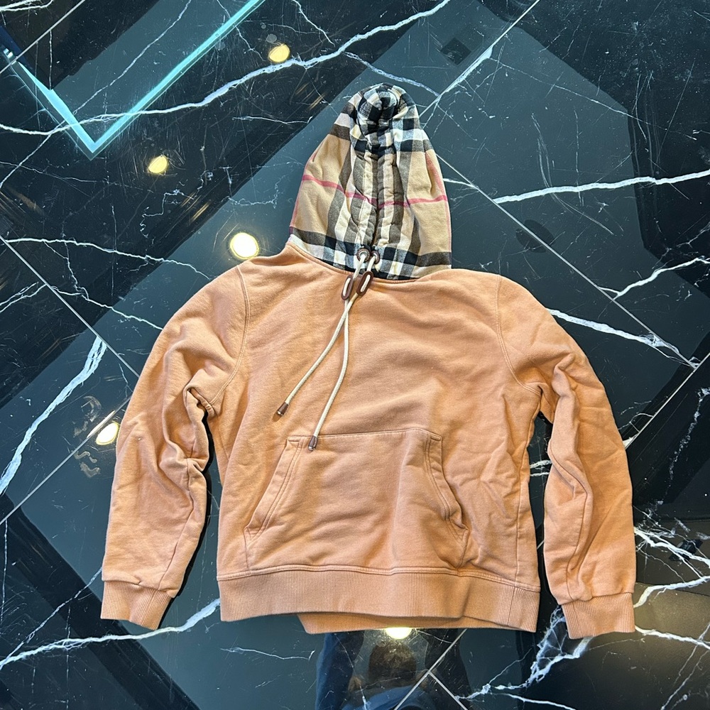 Burberry youth hoodie
Check Trim Cotton Blend Hoodie